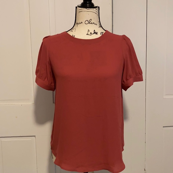 LOFT Tops - 🍉3 for 30$ Ann Taylor Mauve Puff Sleeve Sz: XSP
